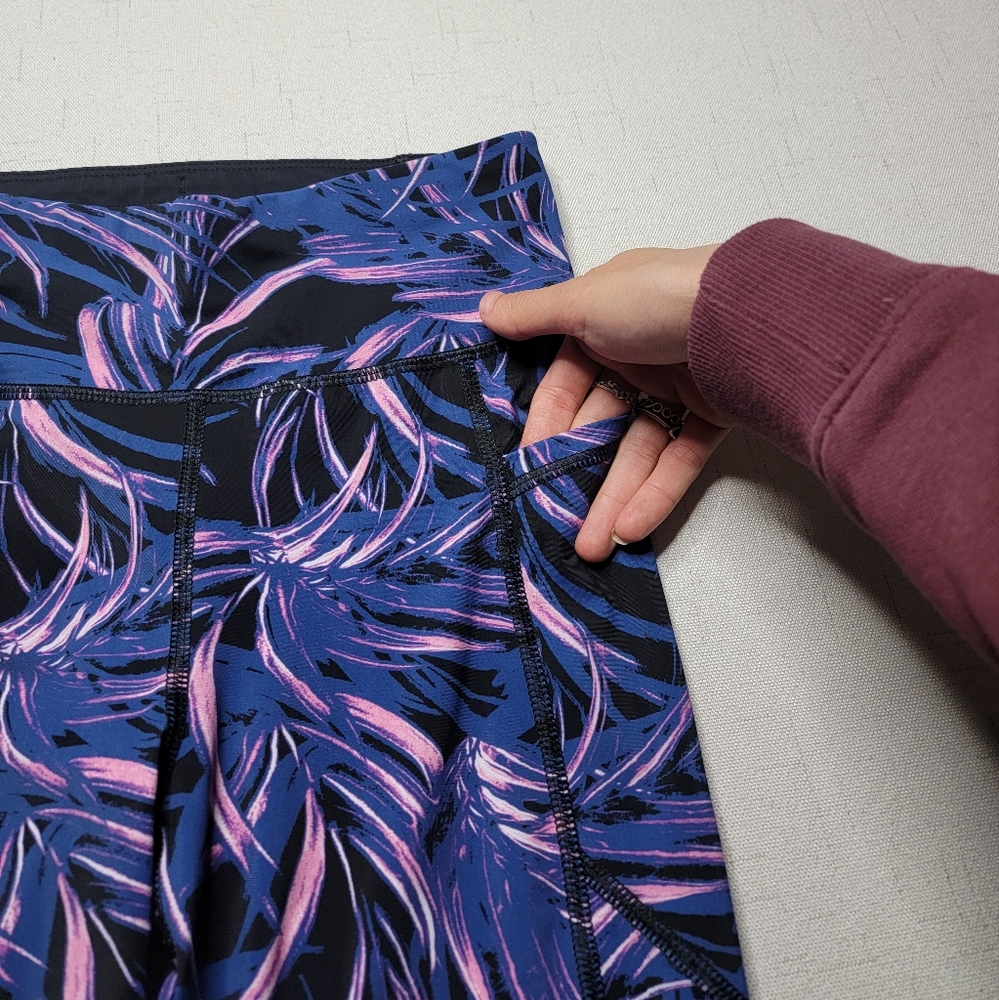 Sweaty Betty 7/8 length Neon Palm Leggings - Picture 6 of 12